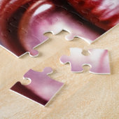 Leicht gruselige, aber schöne Frau mit Tränen Puzzle (Seite)