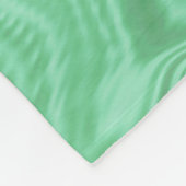 Leicht, hellgrüne Töne, Korallengewölbe Fleecedecke (Ecke)