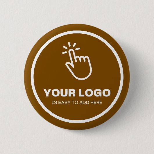 Leicht hochladen Sie Ihr Logo mit benutzerdefinier Button (Vorderseite)
