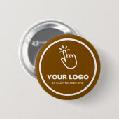 Leicht hochladen Sie Ihr Logo mit benutzerdefinier Button (Vorne & Hinten)