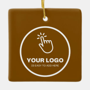 Leicht hochladen Sie Ihr Logo mit benutzerdefinier Keramikornament