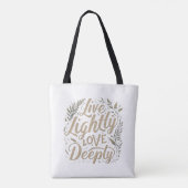 Leicht, Liebe Schultertasche Tasche (Rückseite)