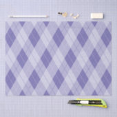 Leicht Lila Lavendel Lilac Raute Muster Seidenpapier (Handwerk)