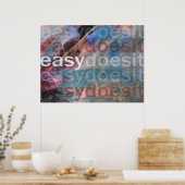 Leicht macht es poster (Küche)