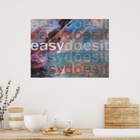 Leicht macht es poster (Küche)