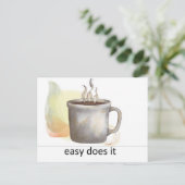 "Leicht macht es" Postkarte (Stehend Vorderseite)