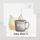 "Leicht macht es" Postkarte (Vorne/Hinten)