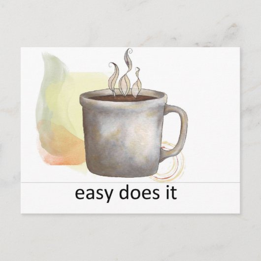 "Leicht macht es" Postkarte (Vorderseite)