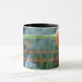 Leicht Mattiertes kalifornisches Mohnsack-Foto Tasse (Zentrum)