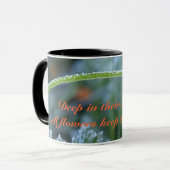 Leicht Mattiertes kalifornisches Mohnsack-Foto Tasse (Vorderseite Links)