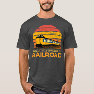 Leicht mit der Eisenbahn abgelenkt T-Shirt
