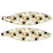 Leicht nahtlos mit goldenen Sternen Basketball (Panele)