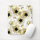 Leicht nahtlos mit goldenen Sternen Mousepad (Mit Mouse)