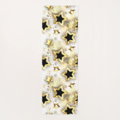 Leicht nahtlos mit goldenen Sternen Yogamatte (Rückseite)