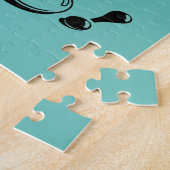 Leicht oder Ihr Text Solid Blue harte Schwierigkei Puzzle (Seite)