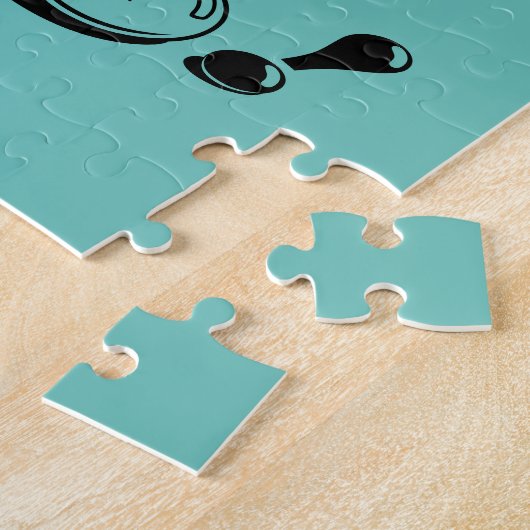 Leicht oder Ihr Text Solid Blue harte Schwierigkei Puzzle (Seite)