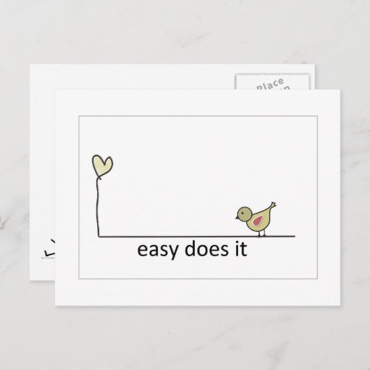 leicht postkarte (Vorne/Hinten)