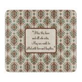 Leicht rustikal Traditionell anpassbar Schneidebrett (Vorderseite)