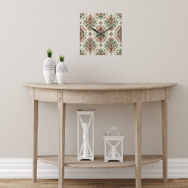 Leicht rustikale Tradition Quadratische Wanduhr