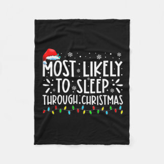 Leicht schlafen durch Weihnachten Fleecedecke