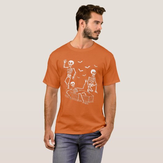 Leicht subtile FDT Skeleton T-Shirt (Vorne ganz)