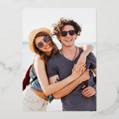 Leicht Tinted Shades - Foto Wedding Folieneinladung (Rückseite)