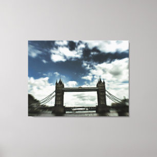 Leicht Trippy : London Bridge (UK) Vereinigtes Kön Leinwanddruck