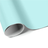 Leicht türkisfarbenes Wrapping Paper Geschenkpapier (Rolleneckpunkt)