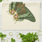 Leicht umgrenzte Schmetterlingsmalerei Handtuch (Gefaltet)