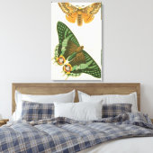 Leicht umgrenzte Schmetterlingsmalerei Leinwanddruck (Insitu (Schlafzimmer))