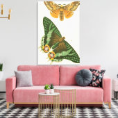 Leicht umgrenzte Schmetterlingsmalerei Leinwanddruck (Insitu (Wohnzimmer))