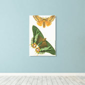 Leicht umgrenzte Schmetterlingsmalerei Leinwanddruck (Insitu (Holzboden))