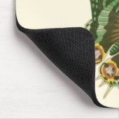 Leicht umgrenzte Schmetterlingsmalerei Mousepad (Ecke)