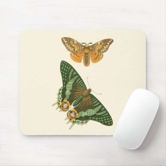 Leicht umgrenzte Schmetterlingsmalerei Mousepad (Mit Mouse)