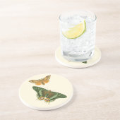 Leicht umgrenzte Schmetterlingsmalerei Untersetzer (Seite)