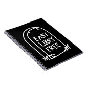 Leicht und frei notizblock (Rechte Seite)