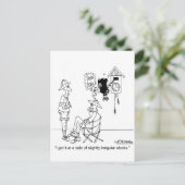 Leicht unregelmäßige Kuckucksuhr Postkarte (Stehend Vorderseite)