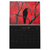 Leicht vom Crows Calendar abgelenkt Kalender (Feb 2027)