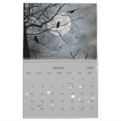 Leicht vom Crows Calendar abgelenkt Kalender (Jan 2026)