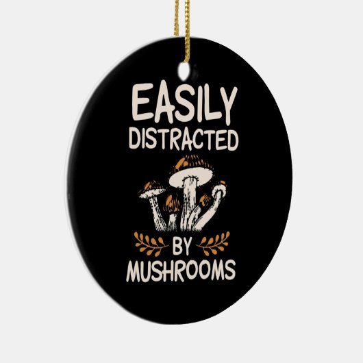 Leicht vom Pilz abgelenkt Keramik Ornament (Rechts)