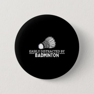 Leicht von Badminton Shuttle Funny Badmi abgelenkt Button