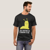Leicht von Banana Slug Funny Banana Slug abgelenkt T-Shirt (Vorne ganz)