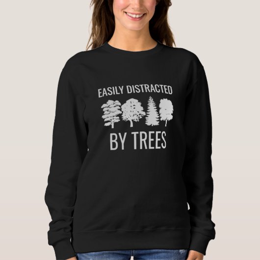 Leicht von Bäumen abgelenkt Sweatshirt (Vorderseite)