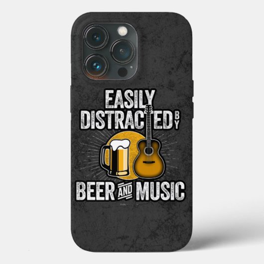 Leicht von Bier und Music Case-Mate iPho abgelenkt iPhone Hülle (Rückseite)