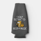 Leicht von Bier und Musik abgelenkt Flaschenkühler (Vorderseite)