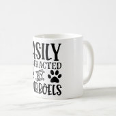Leicht von Boerboels Funny Dog abgelenkt  Kaffeetasse (VorderseiteRechts)