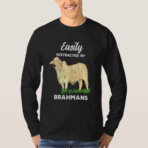 Leicht von Brahman Zebu-Rindern abgelenkt T-Shirt