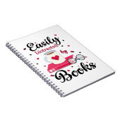 Leicht von Büchern abgelenkt Notizblock (Rechte Seite)