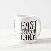 Leicht von Canasta abgelenkt Kaffeetasse (VorderseiteRechts)
