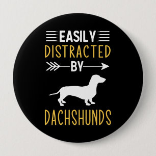Leicht von Dackeln abgelenkt Button
